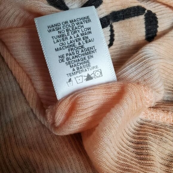 WILDFOX Womens T-Shirt SZ S It's 5 Somewhere Tie Dye Sherbet Crop Semi-Sheer - Picture 9 of 9